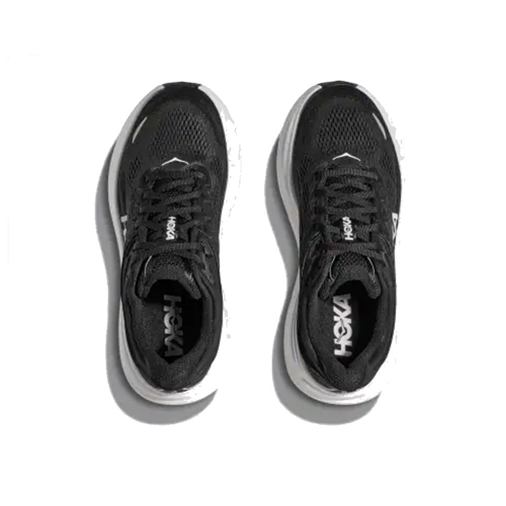 HOKA BONDI 9 BLACK/WHITE - MENS