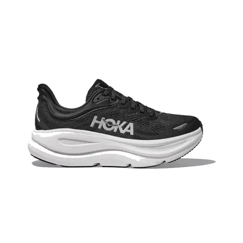 HOKA BONDI 9 BLACK/WHITE - MENS