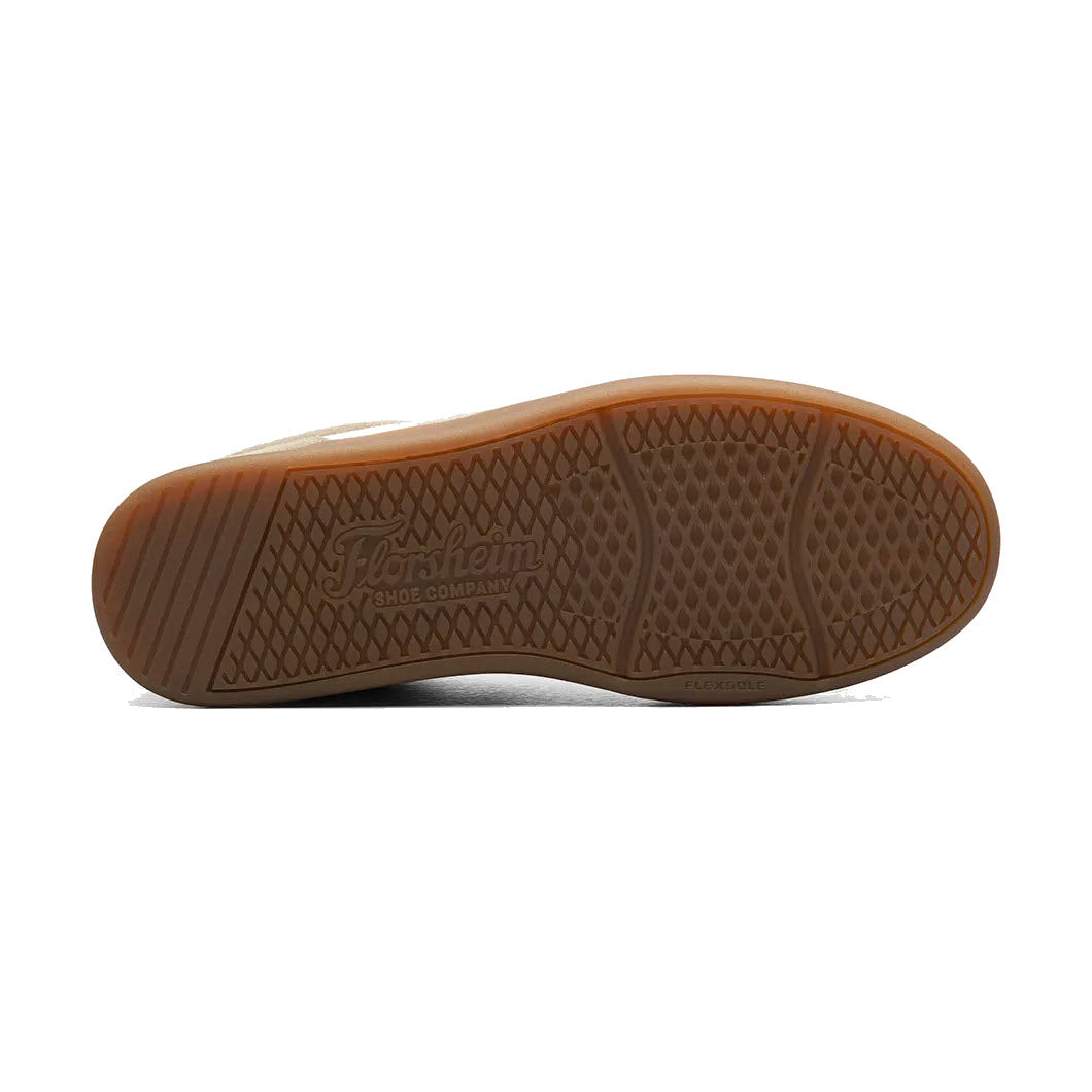 FLORSHEIM PACE T TOE LACE UP SNEAKER TAUPE SUEDE - MENS