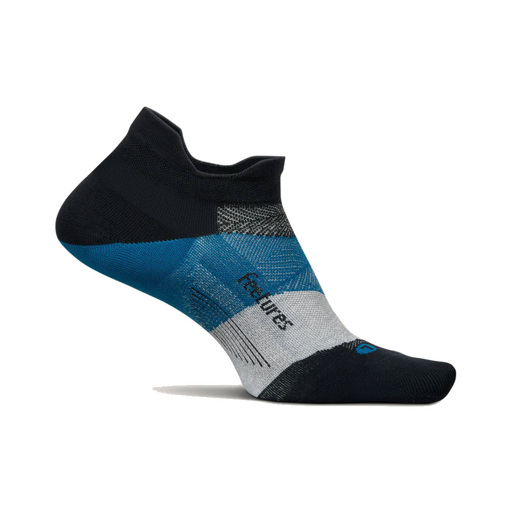 FEETURES ELITE ULTRA LIGHT NO SHOW TAB SOCKS BLACK SEA