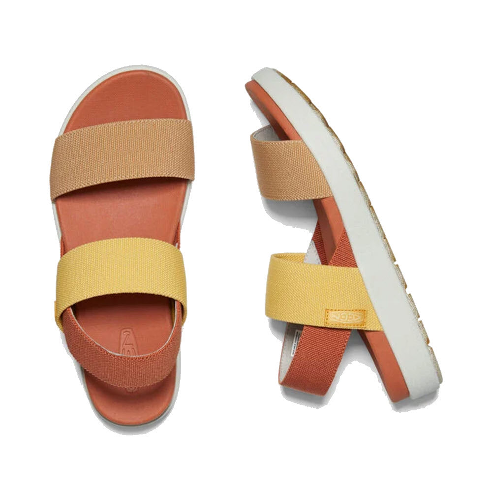 ELLA FLORI LADIES Toe Post Flip Flop Sandal Elastic Back Strap Sparkle  Summer £18.49 - PicClick UK